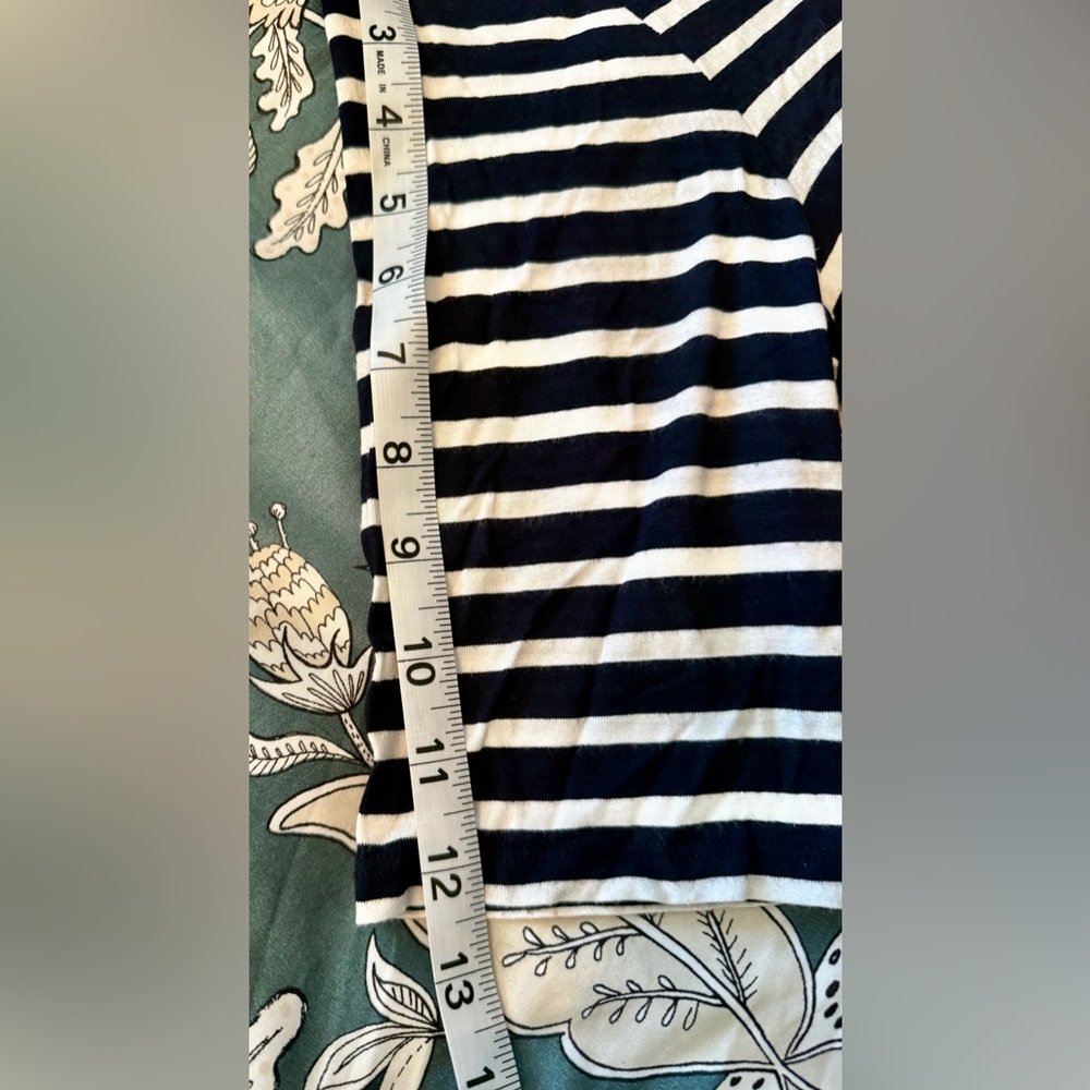 Hobbs of London Navy and White Striped Dress - Picture 6 of 9